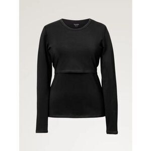 BOOB Essential nursing top long sleeve - Black Small